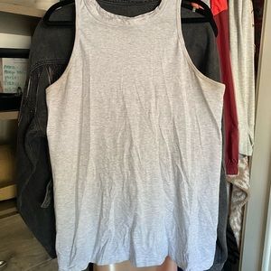 Athleta Heathered Gray Muscle Tank